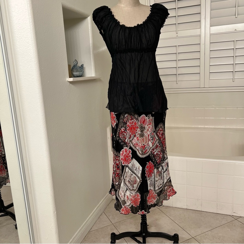 Vintage paisley skirt